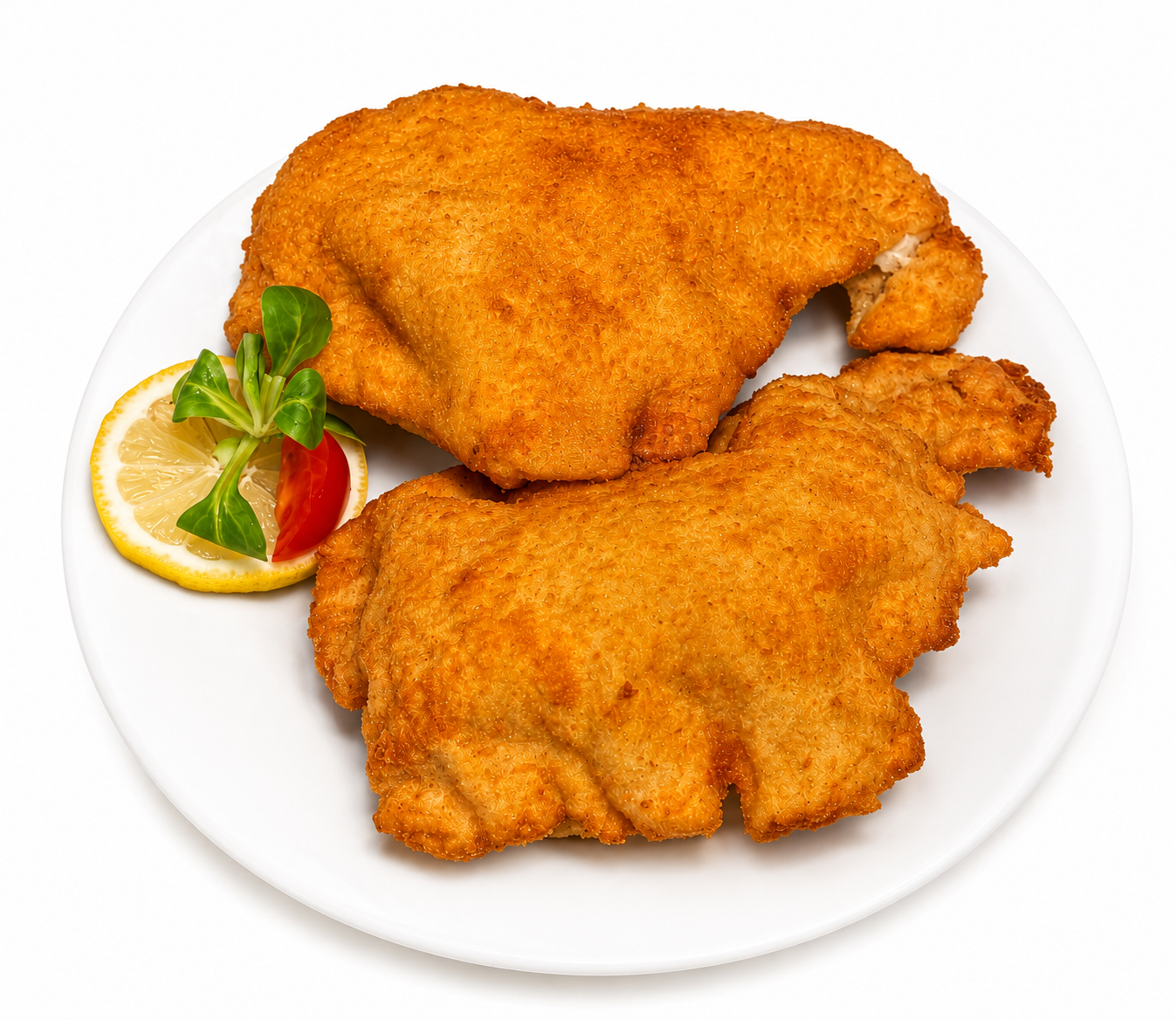 Frisch gebackenes Schnitzel